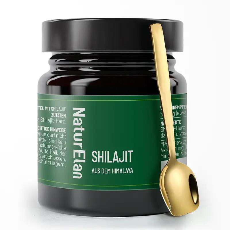 Shilajit Original Himalayan Mumijo - 75% Fulvic Acid High Dose - 35g with Natural Humic Acid and Minerals, 70-Day Supply, Vegan and Additive-Free, Made in Germany
