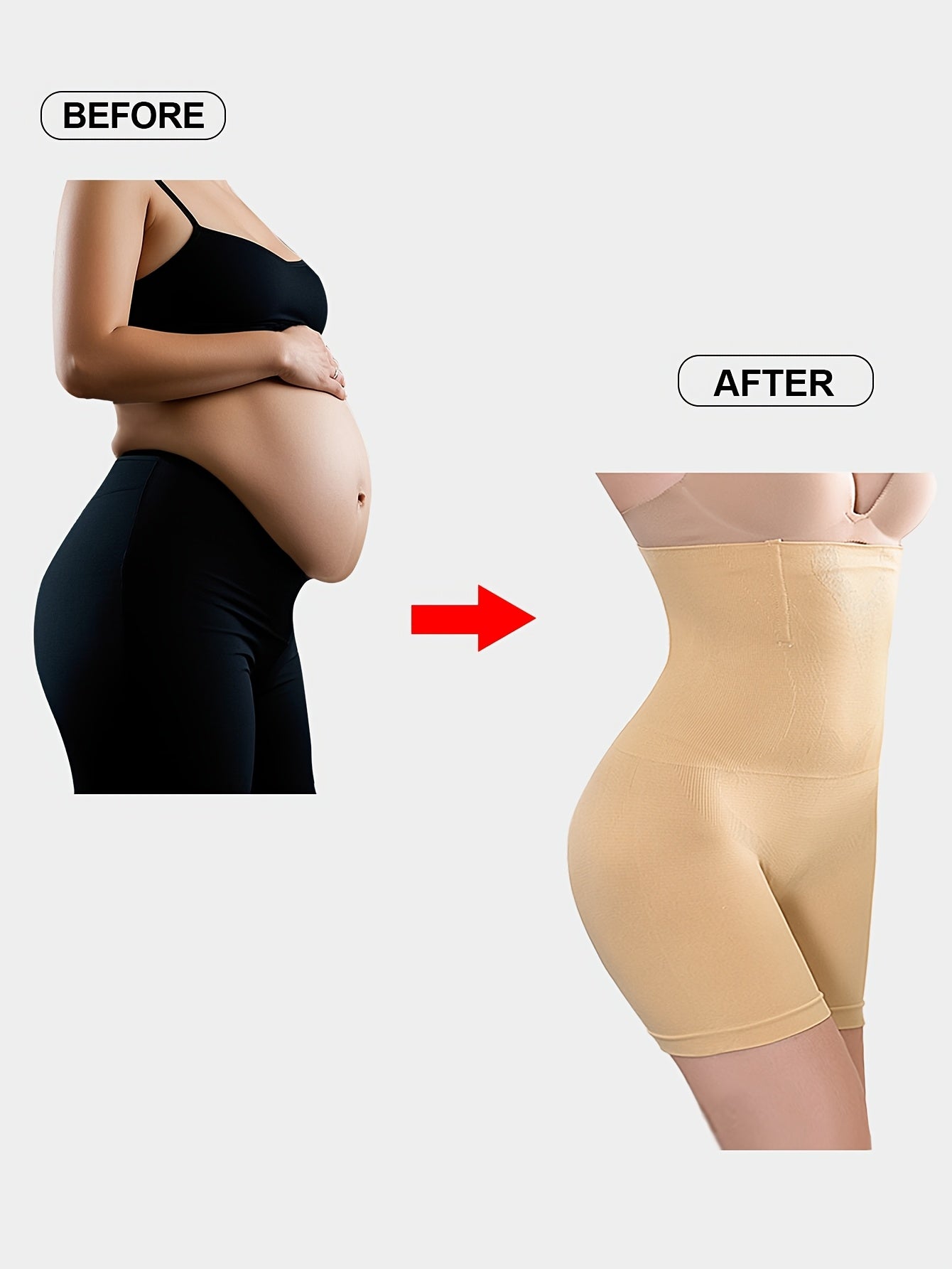 Tummy Control High Waist Sports Shorts, Waist Shaping Running Yoga Shorts, Women's Activewear Wide Waistband