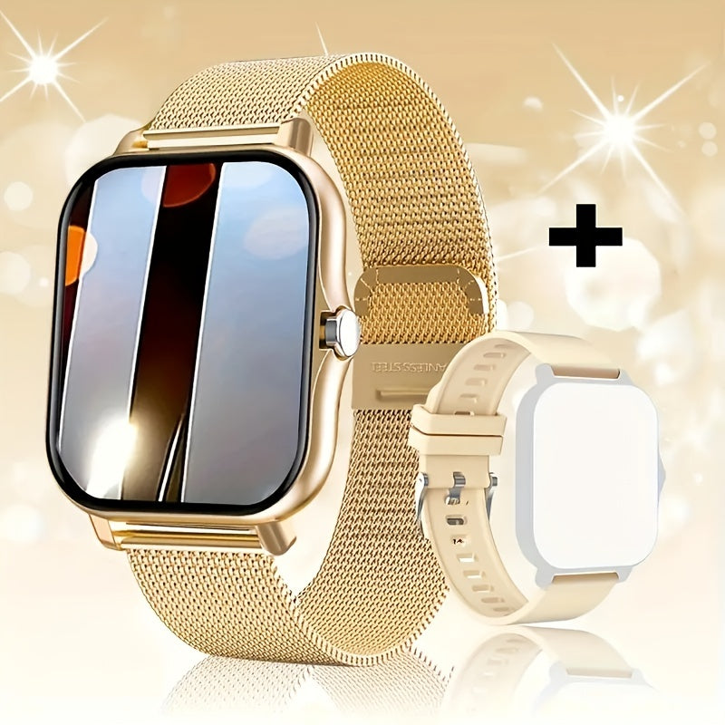 The New Full Touch High-Definition Men'S And Women'S Sports Smartwatch Features Wireless Dialing, Answering Calls, Motion Tracking, Photography, And Music Control. The Stylish Smartwatch Is Compatible with Android And Iphone,