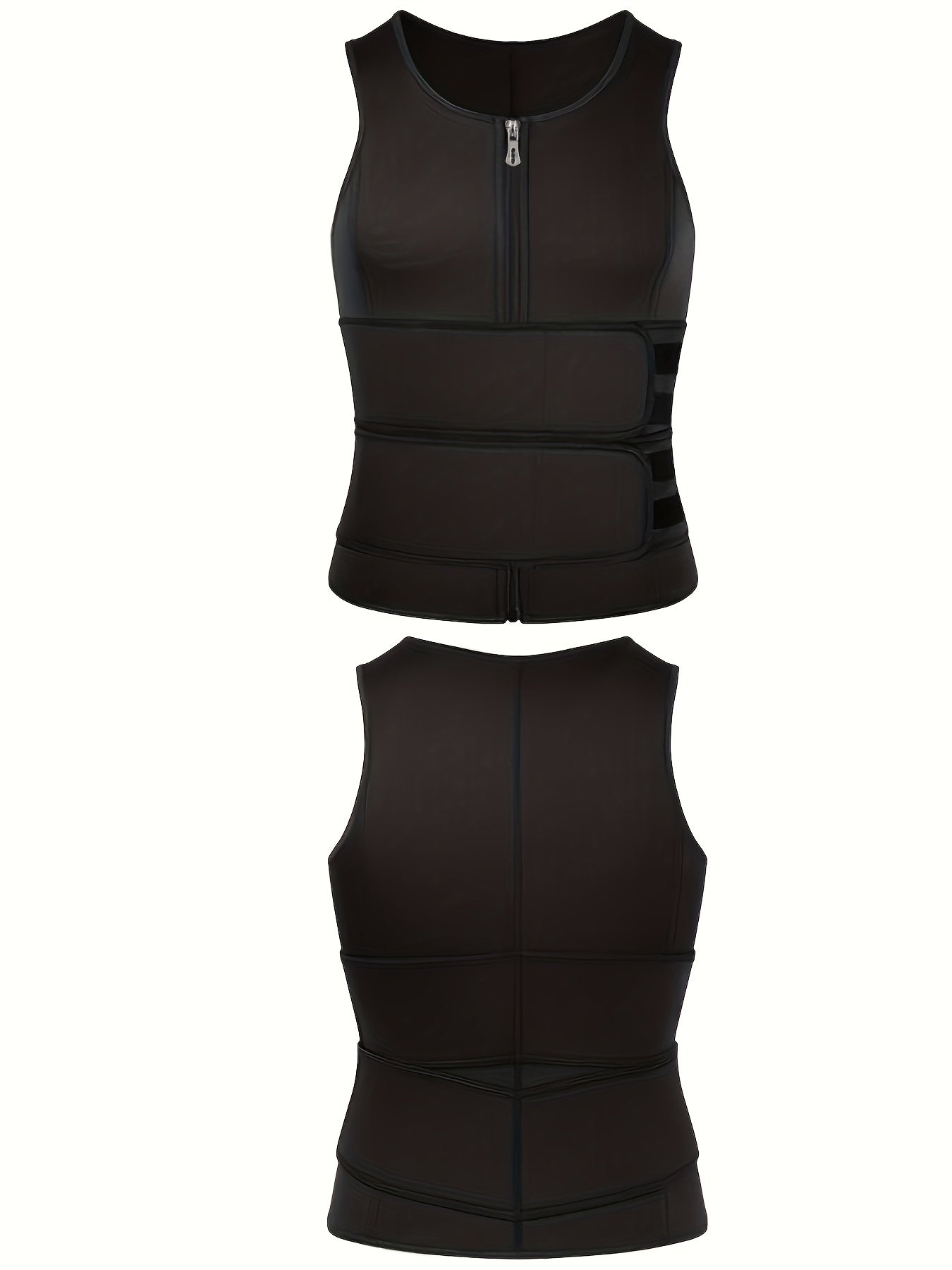 Sauna Double Belt Vest Male Sports Vest Gym Shirt Neoprene Suddenly And Violently Sweat Suit