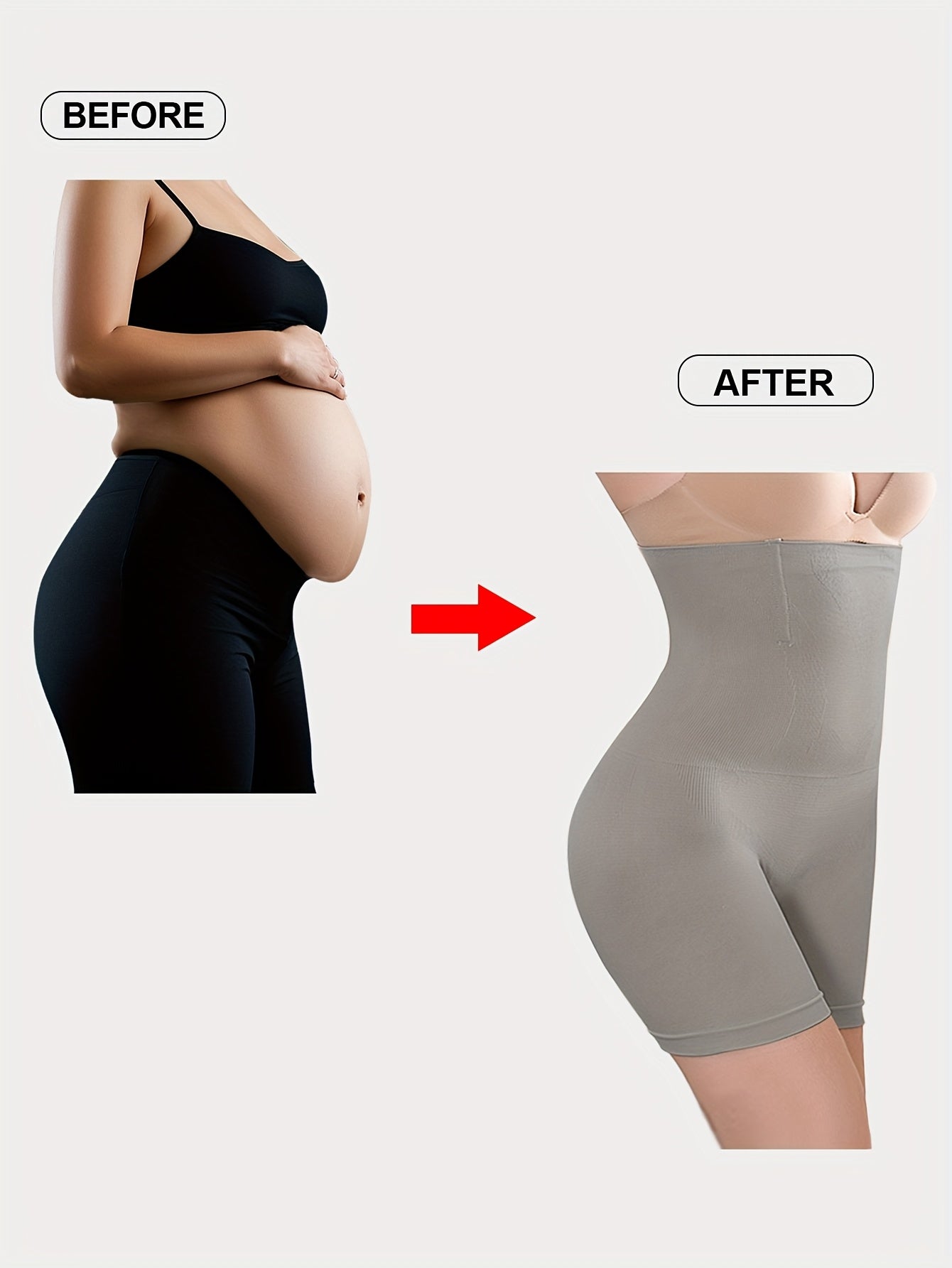 Tummy Control High Waist Sports Shorts, Waist Shaping Running Yoga Shorts, Women's Activewear Wide Waistband