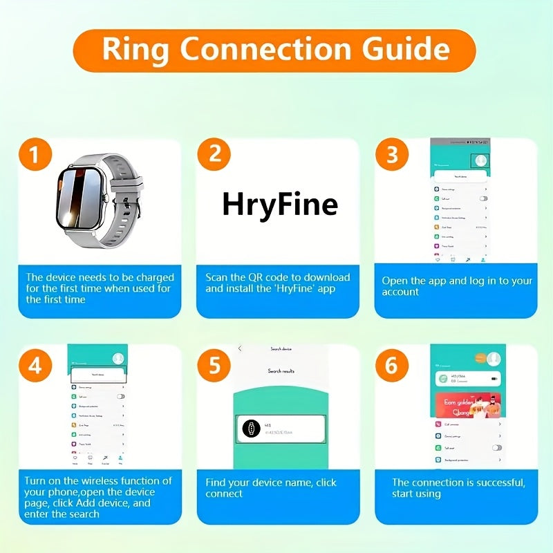 The New Full Touch High-Definition Men'S And Women'S Sports Smartwatch Features Wireless Dialing, Answering Calls, Motion Tracking, Photography, And Music Control. The Stylish Smartwatch Is Compatible with Android And Iphone,