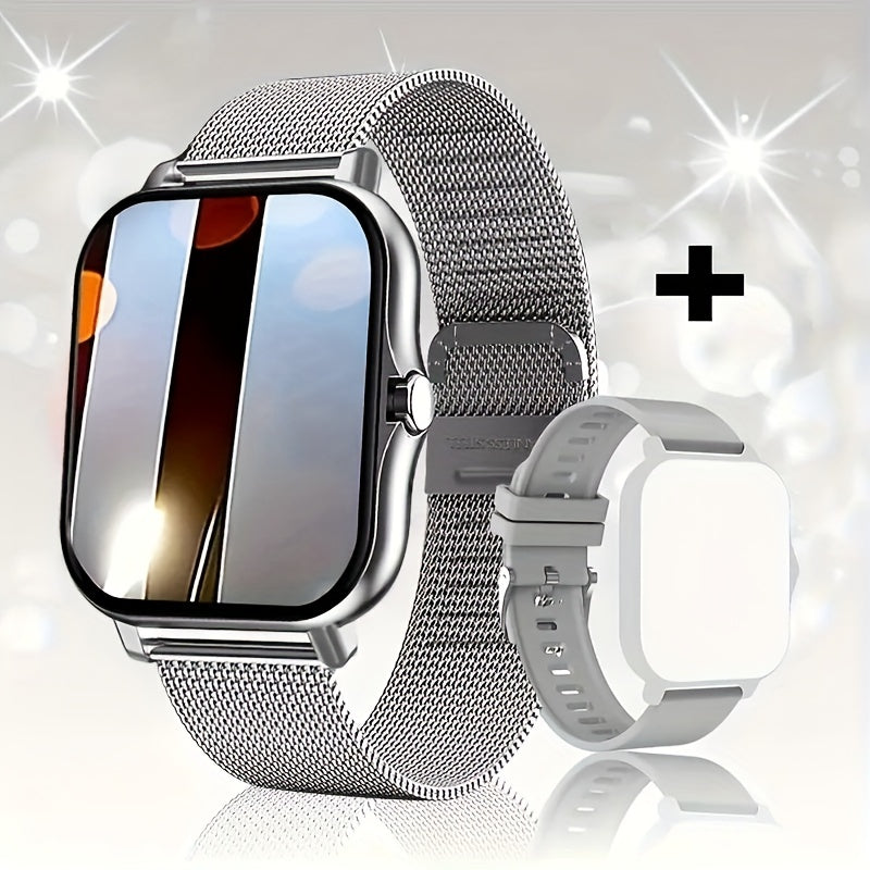 The New Full Touch High-Definition Men'S And Women'S Sports Smartwatch Features Wireless Dialing, Answering Calls, Motion Tracking, Photography, And Music Control. The Stylish Smartwatch Is Compatible with Android And Iphone,