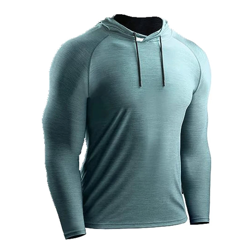 Veste à capuche de Sport pour hommes, sweat-shirt musculaire, Fitness, vêtements de Sport, pulls athlétiques, entraînement, course à pied, survêtements pour hommes