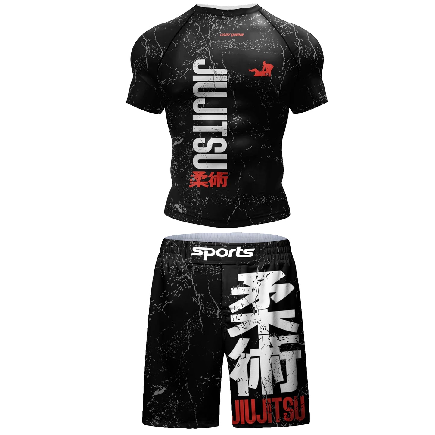 MMA Compression vêtements de Fitness hommes Jiu Jitsu Rashguard Sportsuit Muay Thai MMA Shorts anti-éruption chemises de boxe Bjj vêtements de sport