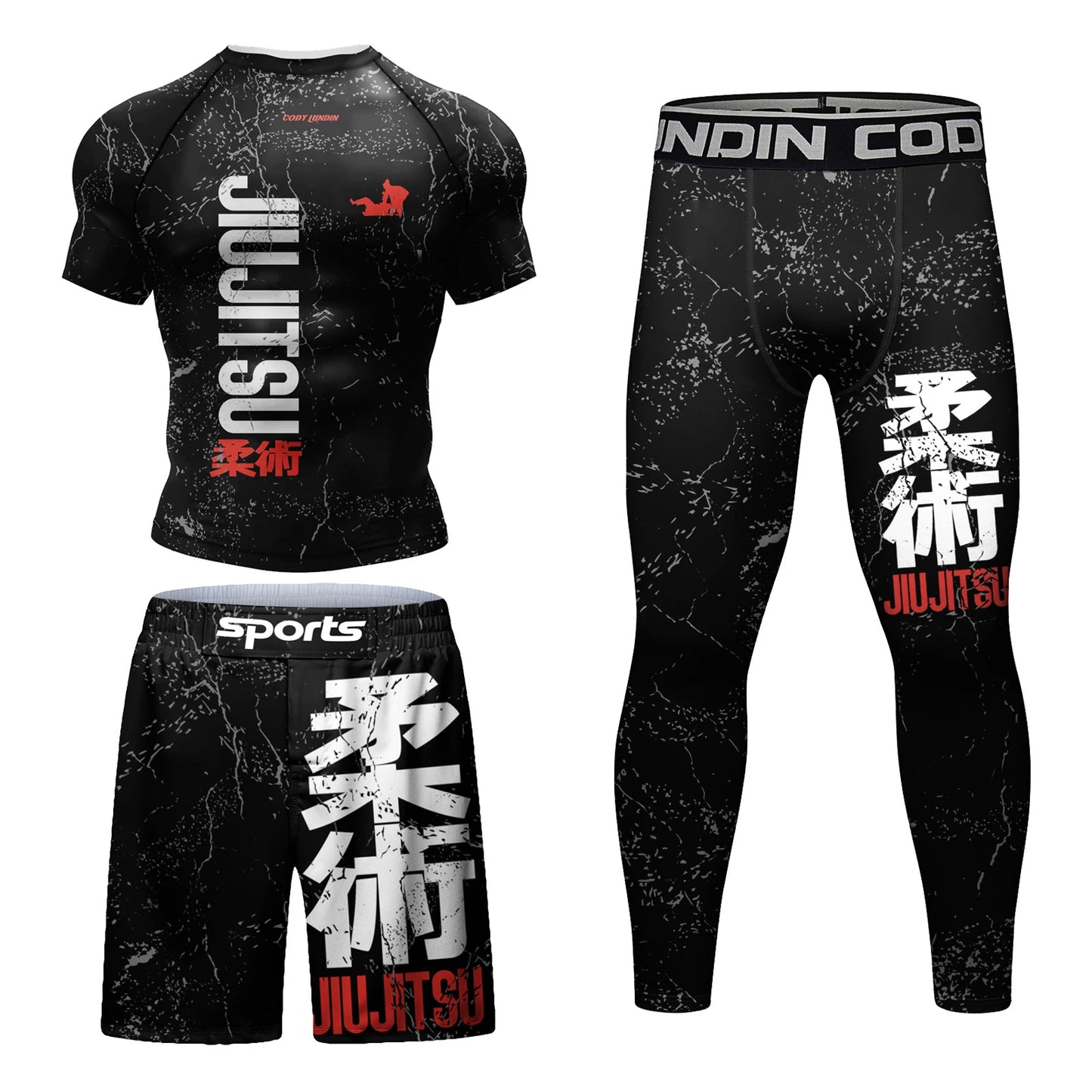 MMA Compression vêtements de Fitness hommes Jiu Jitsu Rashguard Sportsuit Muay Thai MMA Shorts anti-éruption chemises de boxe Bjj vêtements de sport