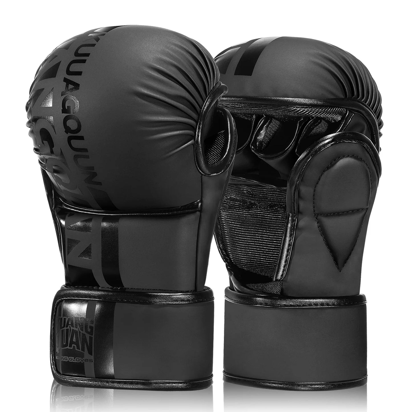 Gants MMA à paume ouverte, mitaines de Sparring et de grappin, Arts martiaux pour hommes et femmes, Sports de combat, MMA, Boxe, Muay Thai, Kickboxing