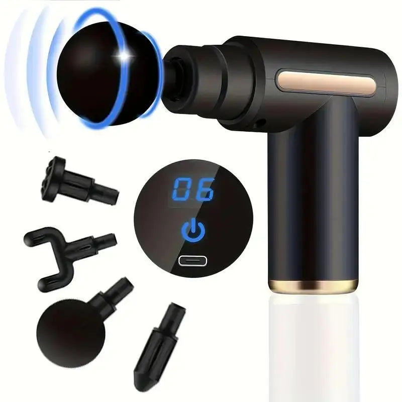 Pistolet de Massage musculaire professionnel à 99 vitesses, masseur pour le cou et le dos, Instrument de Massage, équipement de Fitness, livraison directe