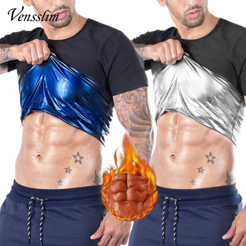 Vensslim – combinaison de Sauna pour hommes, piégeage de la chaleur, gilet d'entraînement, brûleur de graisse, amincissant, modelant le corps, débardeur, entraîneur de taille, Corset de Fitness