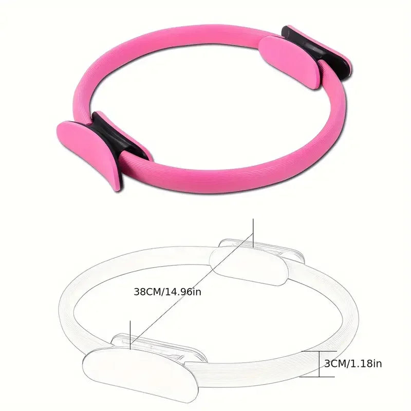 1 pièces tout nouveau Yoga Fitness anneau cercle Pilates femmes fille exercice résistance à la maison élasticité gymnastique entraînement accessoires
