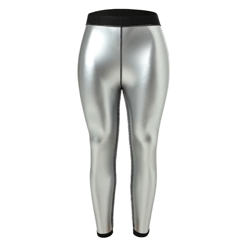 Pantalon de Sauna pour femmes, modelant le corps, perte de poids, amincissant, entraîneur de taille, ventre chaud, Leggings thermiques, entraînement, gymnastique