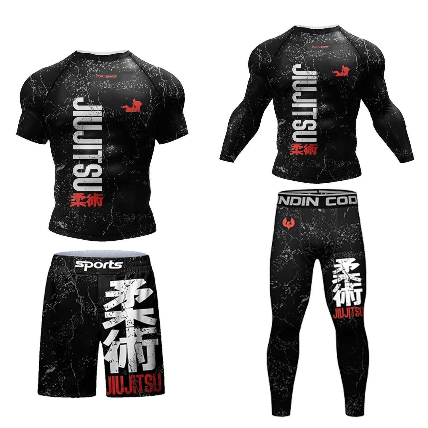 MMA Compression vêtements de Fitness hommes Jiu Jitsu Rashguard Sportsuit Muay Thai MMA Shorts anti-éruption chemises de boxe Bjj vêtements de sport