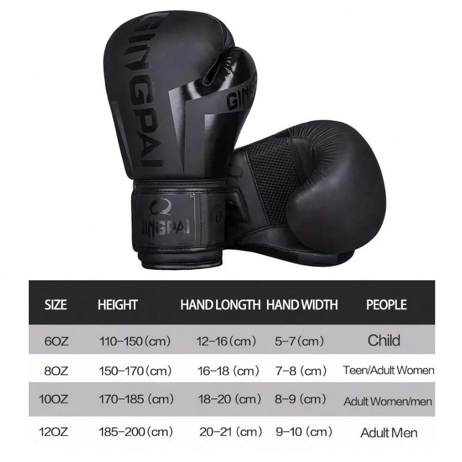 Gants de boxe pour hommes et femmes, gants de boxe pour enfants, Sanda Rotterdam ring, Muay Thai MMA, Karaté Punch Training Mitts, déclinaison De Luva DEO, 6 oz, 8 oz, 10 oz, 12oz