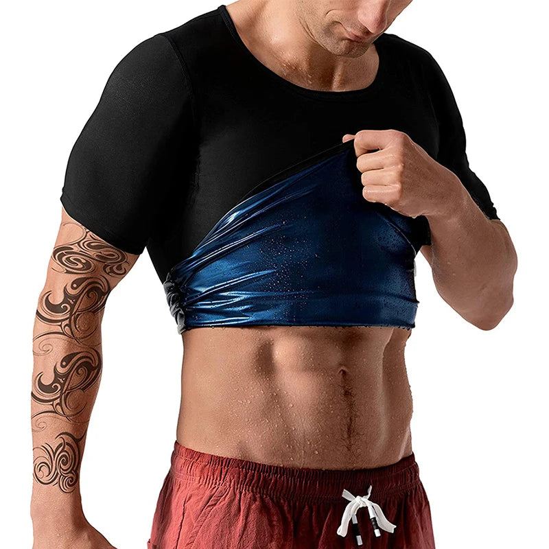 Vensslim – combinaison de Sauna pour hommes, piégeage de la chaleur, gilet d'entraînement, brûleur de graisse, amincissant, modelant le corps, débardeur, entraîneur de taille, Corset de Fitness