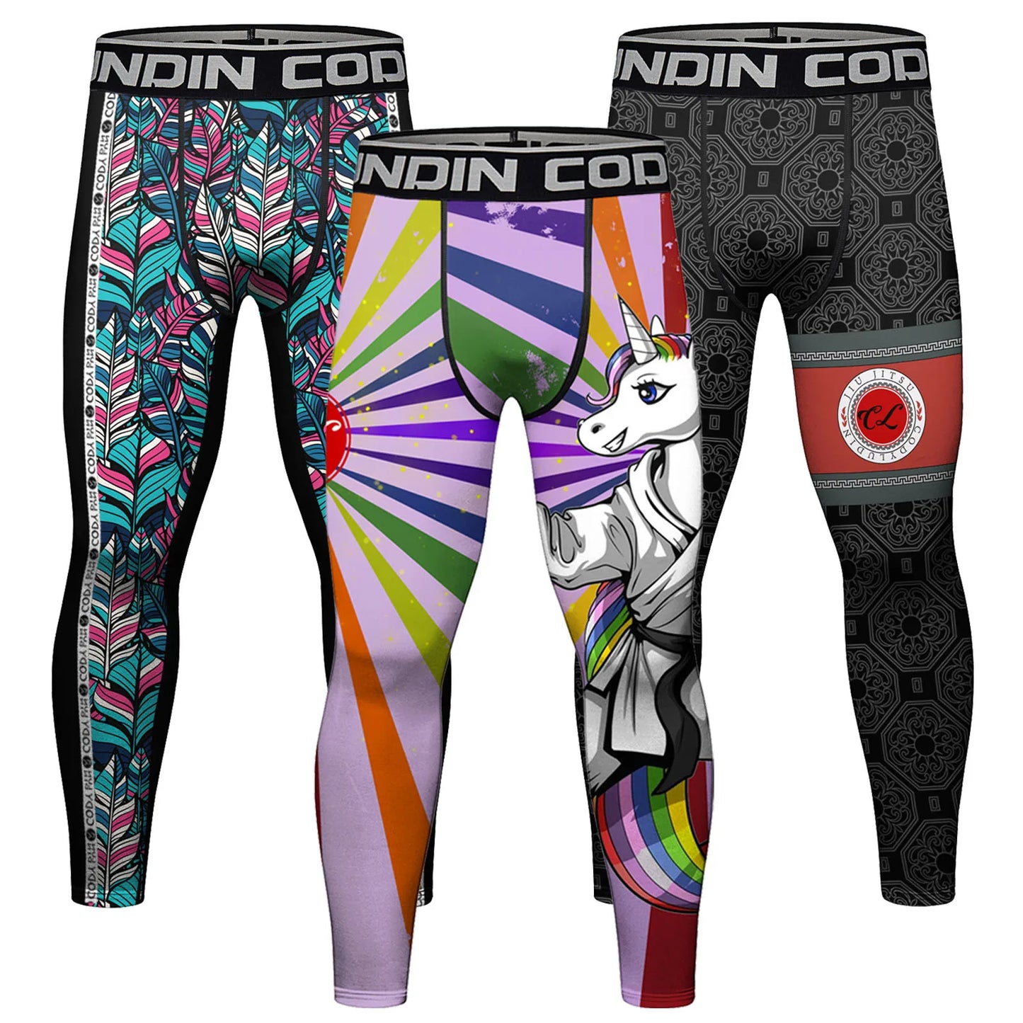 Cody Lundin MMA vêtements hommes sous-liamtion complète impression Leggings Sport Fitness Bjj Kickboxing porter MMA Compression pantalon serré Spats