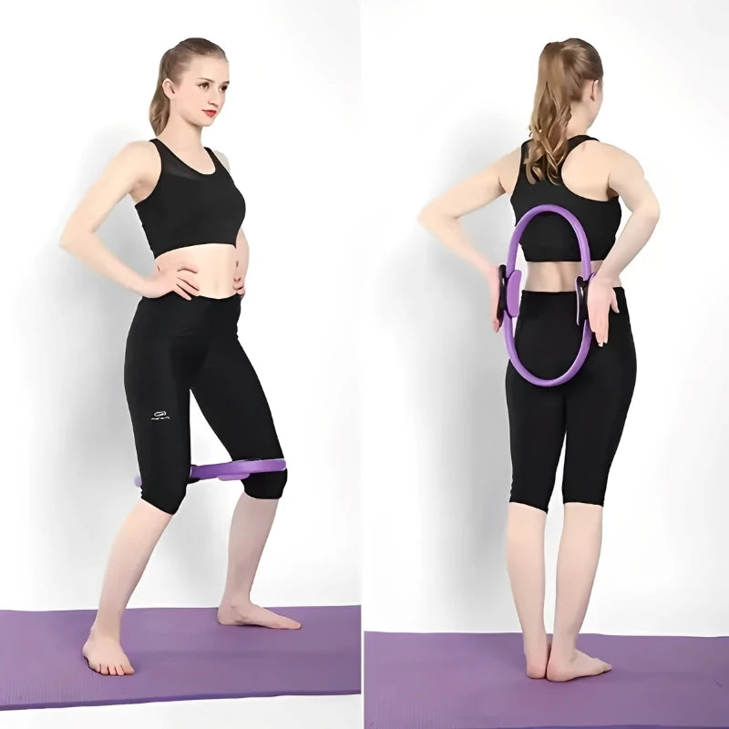 1 pièces tout nouveau Yoga Fitness anneau cercle Pilates femmes fille exercice résistance à la maison élasticité gymnastique entraînement accessoires