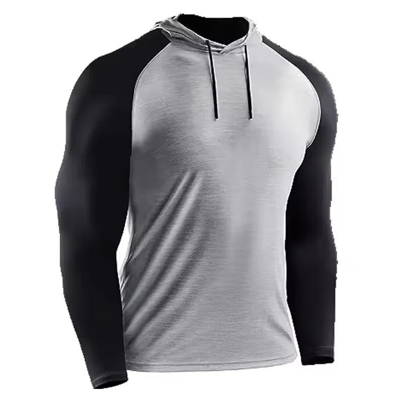 Veste à capuche de Sport pour hommes, sweat-shirt musculaire, Fitness, vêtements de Sport, pulls athlétiques, entraînement, course à pied, survêtements pour hommes