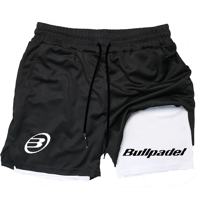 Short de sport padel pour hommes, short de tennis respirant, pantalon de badminton à séchage rapide, vêtements de sport de course en plein air, été, nouveau