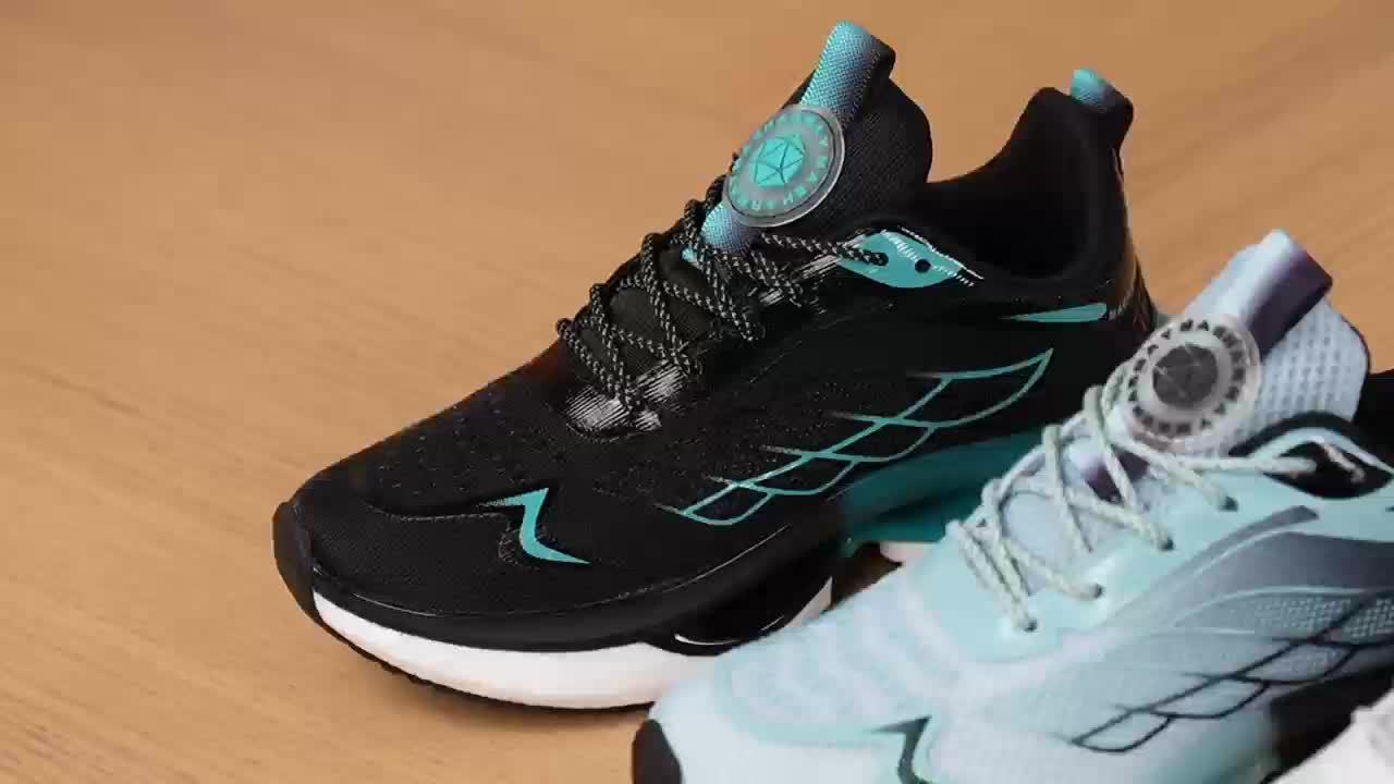 Women's Plus Size 6-12 Athletic Sneakers - Lightweight, Breathable Mesh Running Shoes with Shock Absorption, Non-Slip Sole, Lace-Up Closure in Black/Teal, White/Blue, Light Blue/Dark Teal - Casual Low-Top Design for All Seaso