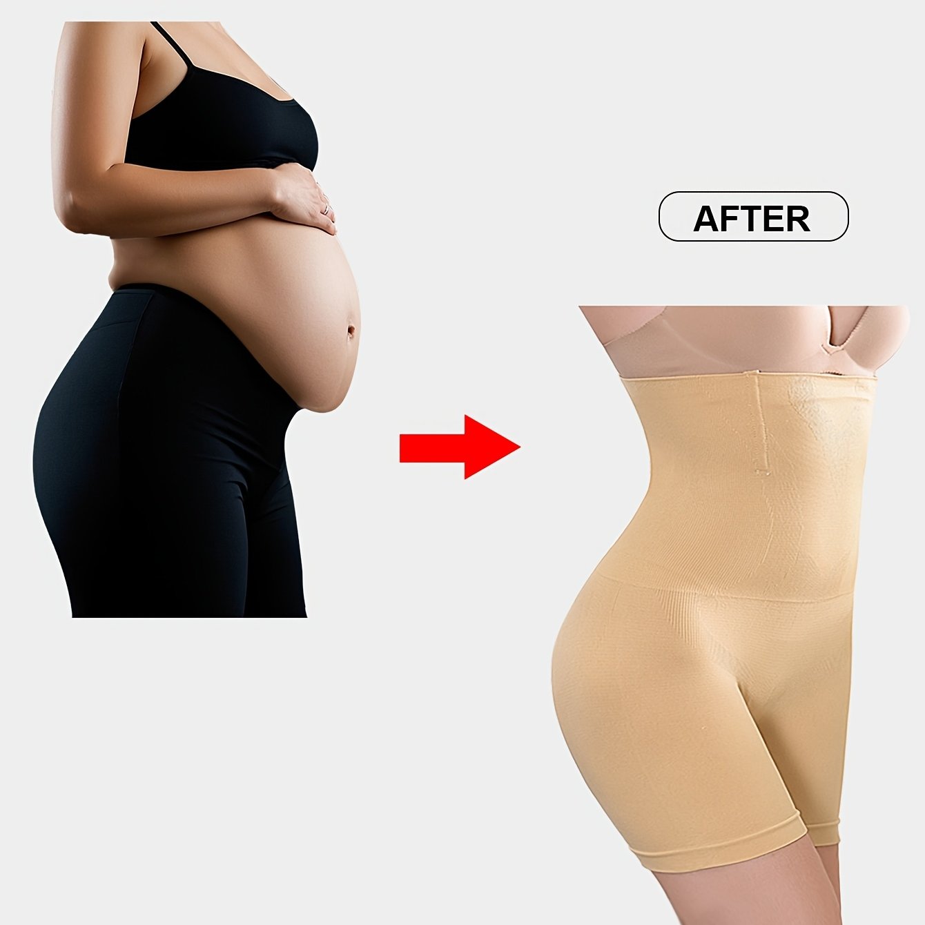 Tummy Control High Waist Sports Shorts, Waist Shaping Running Yoga Shorts, Women's Activewear Wide Waistband