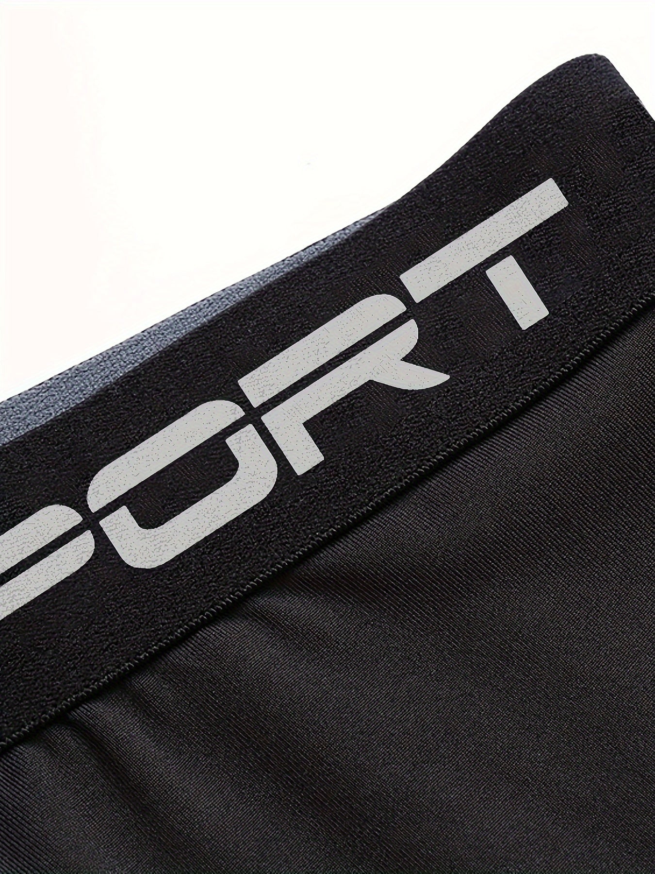 2pcs Sports Fitness T-Shirt Style "BEAST" Letter Print Set Men'S Running Sports Tight And Elastic Basketball Training Outdoor