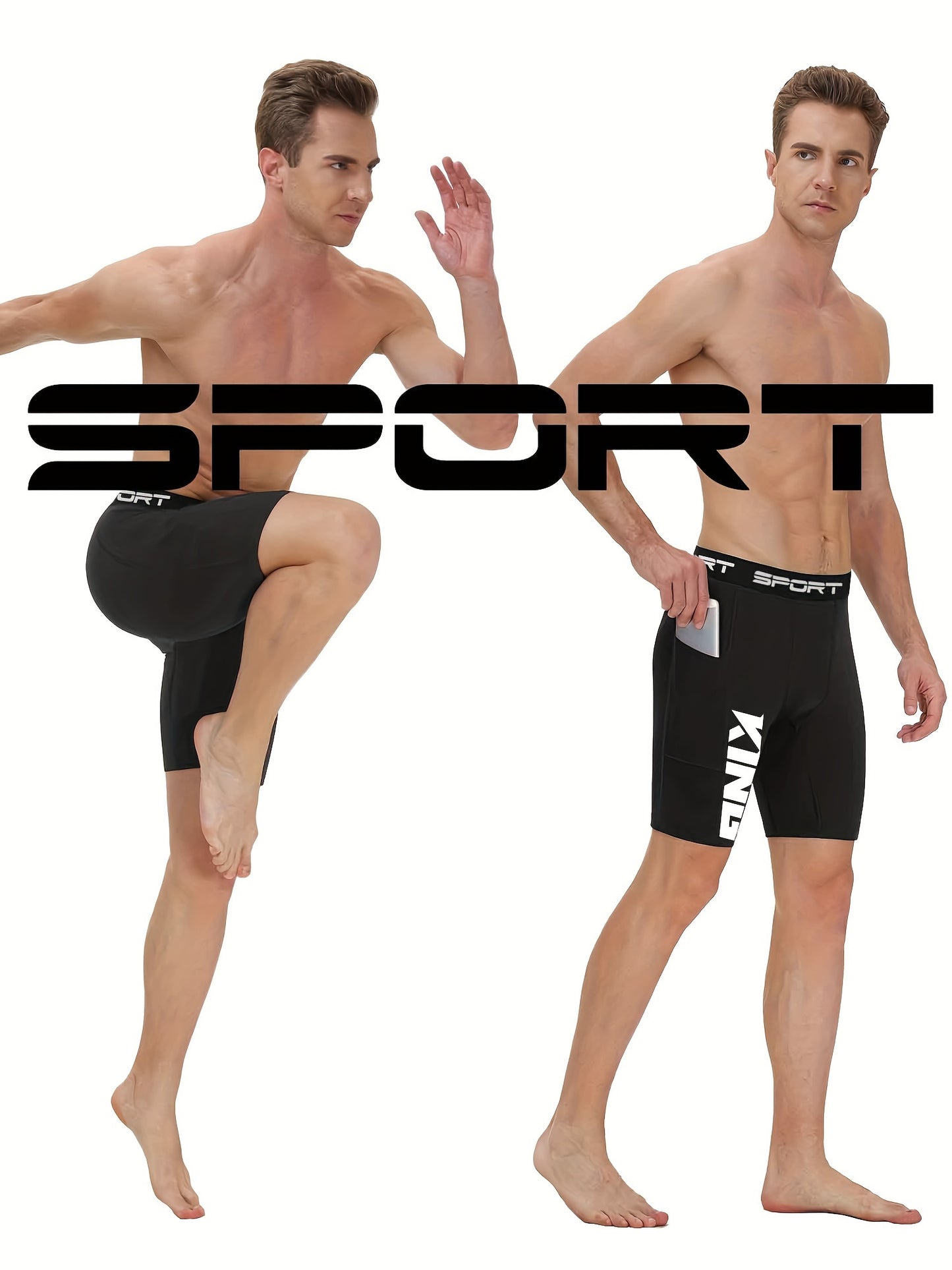 Breathable Men'S Training Shorts 3-Pack - SPORT KING Stretch Gym Shorts W/Phone Pockets | Quick-Dry Running Basketball Swim Trunks for Men