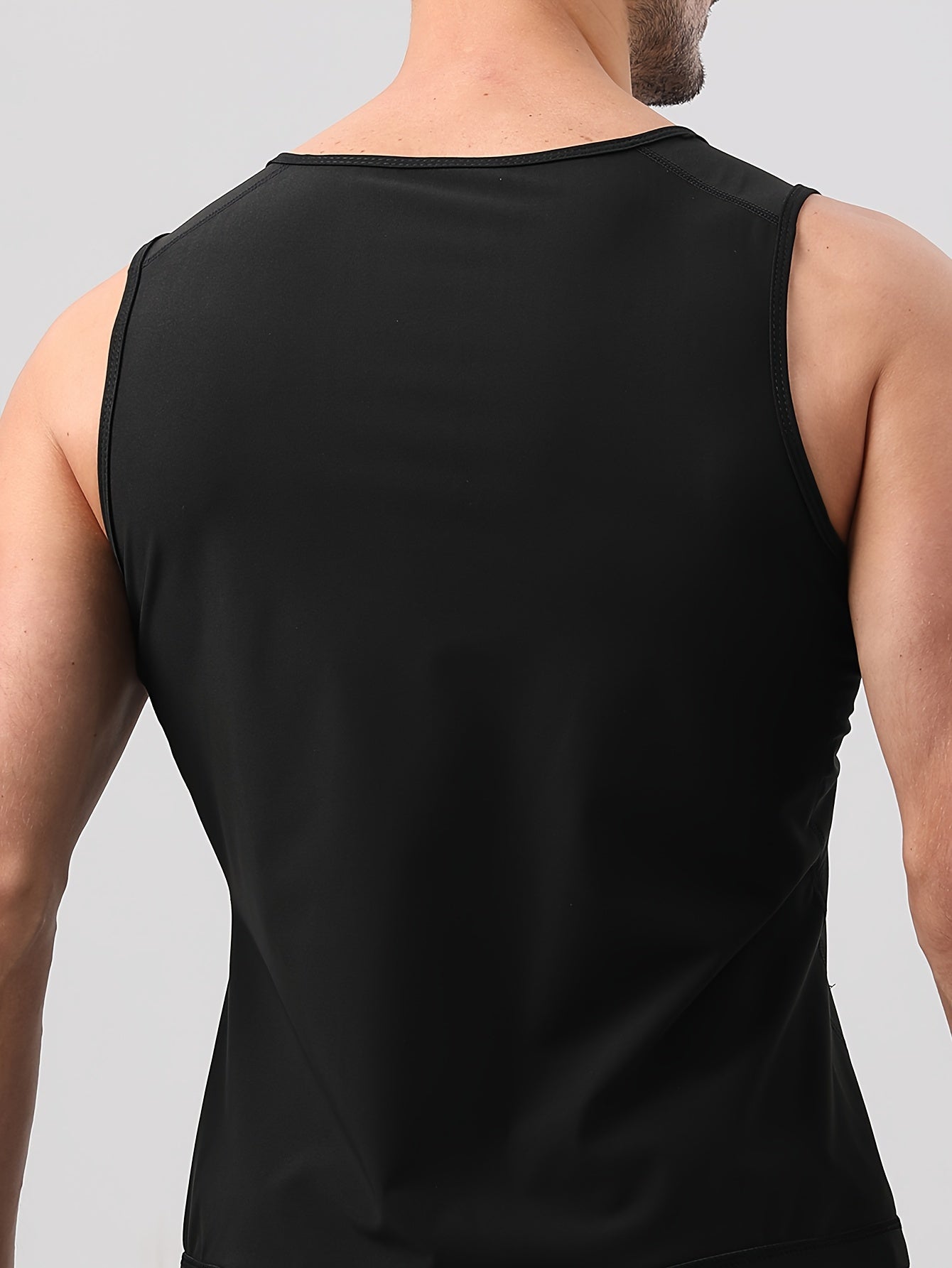 Sauna Hoodie Sweat Vest and Shorts Set for Men, Shapewear Shorts, Sports Sleeveless Underwear, Jogging Pants, Underwear Set, European Size