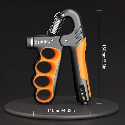 5-100kg Grip Strength Trainer Mechanical counting Wrist Expander Fitness Gym Training Hand Gripper Adjustable Resistance Hand Gripper