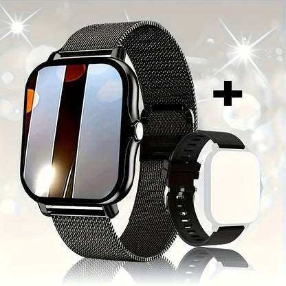 The New Full Touch High-Definition Men'S And Women'S Sports Smartwatch Features Wireless Dialing, Answering Calls, Motion Tracking, Photography, And Music Control. The Stylish Smartwatch Is Compatible with Android And Iphone,