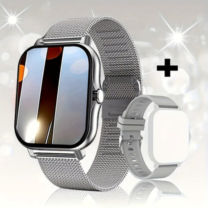 The New Full Touch High-Definition Men'S And Women'S Sports Smartwatch Features Wireless Dialing, Answering Calls, Motion Tracking, Photography, And Music Control. The Stylish Smartwatch Is Compatible with Android And Iphone,