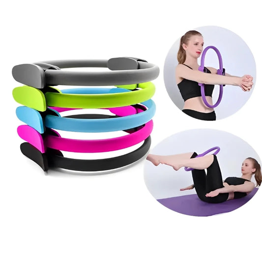 1 pièces tout nouveau Yoga Fitness anneau cercle Pilates femmes fille exercice résistance à la maison élasticité gymnastique entraînement accessoires