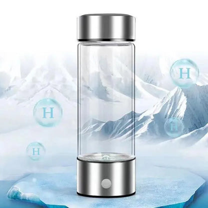 Tasse d'eau électrique Portable riche en hydrogène de 420ml, bouteille générateur d'eau riche en hydrogène, filtre de qualité en titane, loniseur antioxydant
