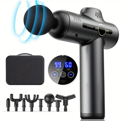 Pistolet de Massage musculaire professionnel à 99 vitesses, masseur pour le cou et le dos, Instrument de Massage, équipement de Fitness, livraison directe