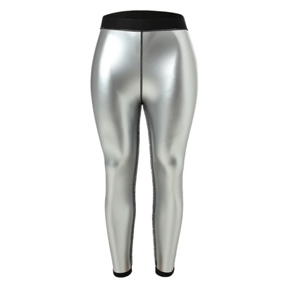 Pantalon de Sauna pour femmes, modelant le corps, perte de poids, amincissant, entraîneur de taille, ventre chaud, Leggings thermiques, entraînement, gymnastique