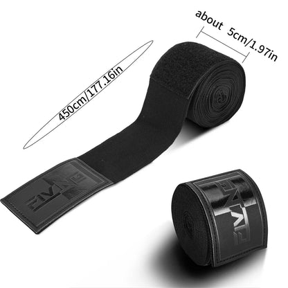 Bandage d'entraînement de boxe 4,5 M, utilisé pour le boxe, le bandage de sport Sanda, MMA et Muay Thai.