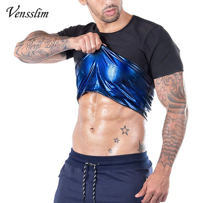 Vensslim – combinaison de Sauna pour hommes, piégeage de la chaleur, gilet d'entraînement, brûleur de graisse, amincissant, modelant le corps, débardeur, entraîneur de taille, Corset de Fitness