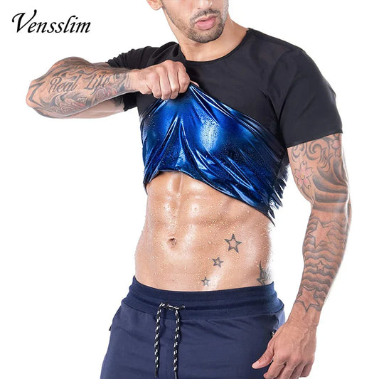 Vensslim – combinaison de Sauna pour hommes, piégeage de la chaleur, gilet d'entraînement, brûleur de graisse, amincissant, modelant le corps, débardeur, entraîneur de taille, Corset de Fitness
