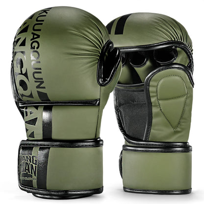 Gants MMA à paume ouverte, mitaines de Sparring et de grappin, Arts martiaux pour hommes et femmes, Sports de combat, MMA, Boxe, Muay Thai, Kickboxing
