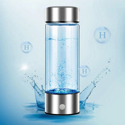 Tasse d'eau électrique Portable riche en hydrogène de 420ml, bouteille générateur d'eau riche en hydrogène, filtre de qualité en titane, loniseur antioxydant