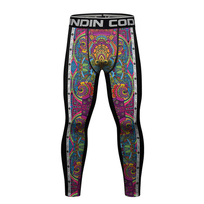Cody Lundin MMA vêtements hommes sous-liamtion complète impression Leggings Sport Fitness Bjj Kickboxing porter MMA Compression pantalon serré Spats