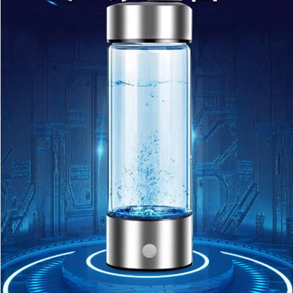 Tasse d'eau électrique Portable riche en hydrogène de 420ml, bouteille générateur d'eau riche en hydrogène, filtre de qualité en titane, loniseur antioxydant