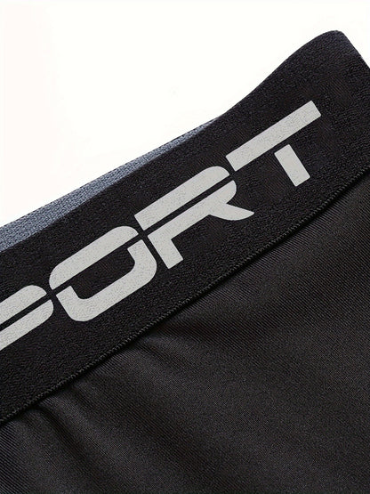 2pcs Sports Fitness T-Shirt Style "BEAST" Letter Print Set Men'S Running Sports Tight And Elastic Basketball Training Outdoor