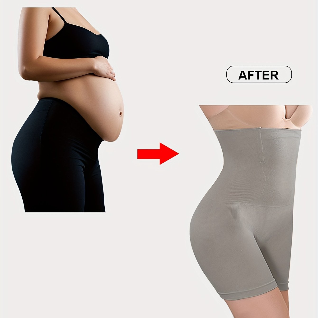 Tummy Control High Waist Sports Shorts, Waist Shaping Running Yoga Shorts, Women's Activewear Wide Waistband
