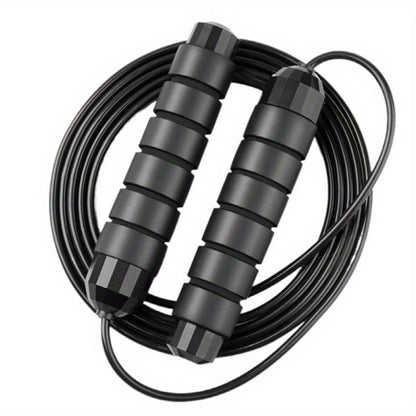 Weighted Speed Jump Rope with Memory Foam Handle for Effective Cardio and Weight Loss Training